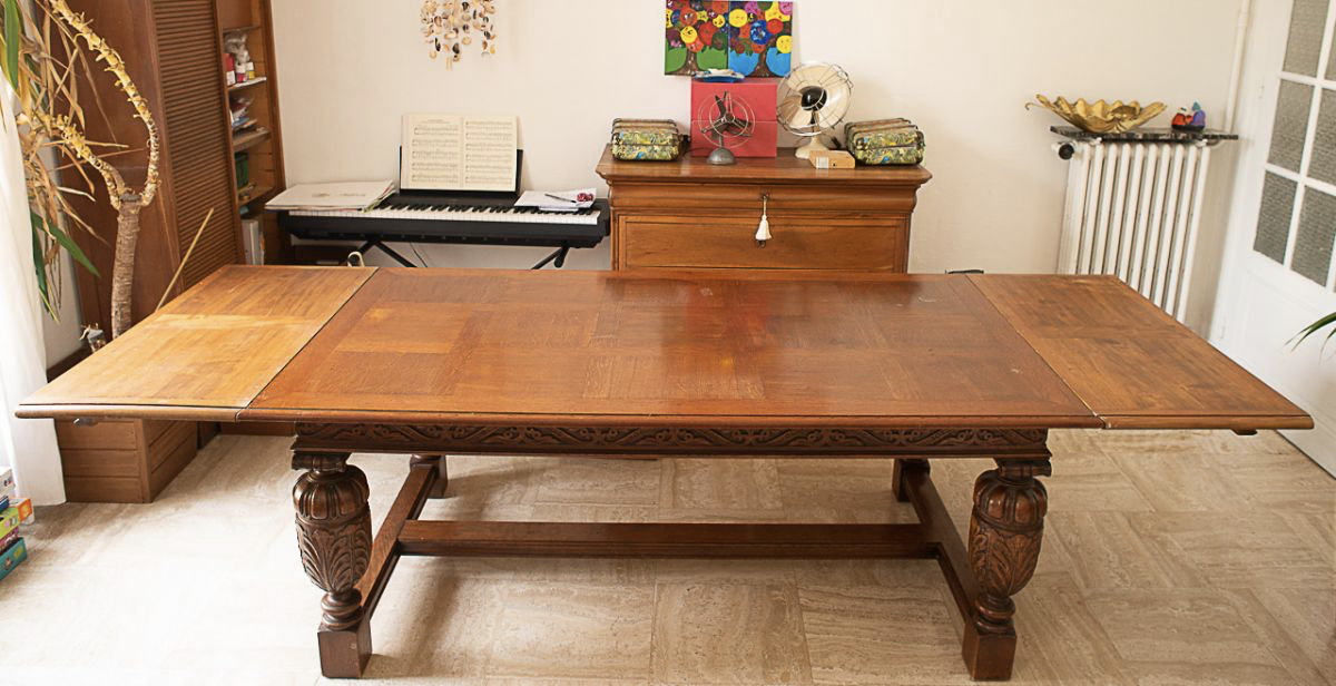 Table à manger en bois